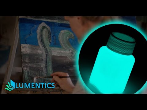lumentics - Malen und Spachteln mit nachleuchtenden Materialien