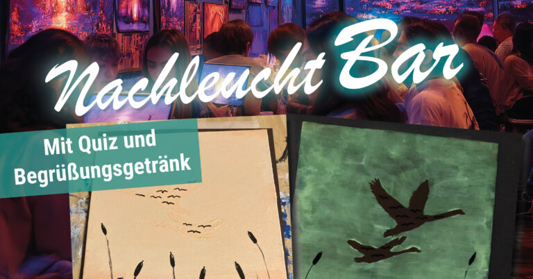 NachleuchtBar-Veranstaltung mit Quiz und Begrüßungsgetränk: Kraniche im Schilf